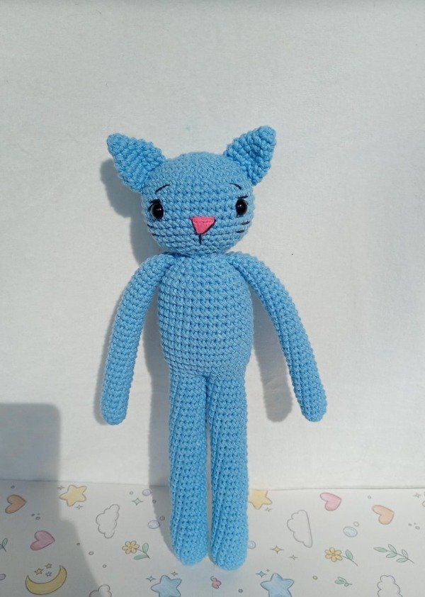 Producto - Kit De Apego Gatita- Manta+Amigurumi+Sonajero - 3