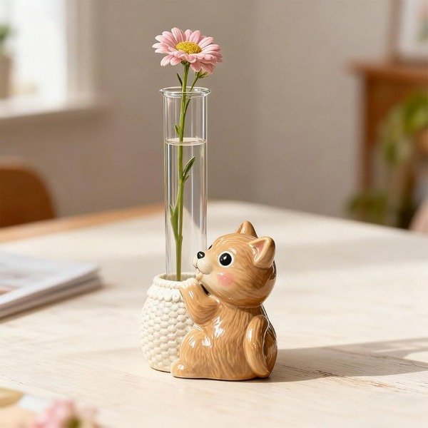 Producto - Molde silicona florero tubo perrito con canasta - 3