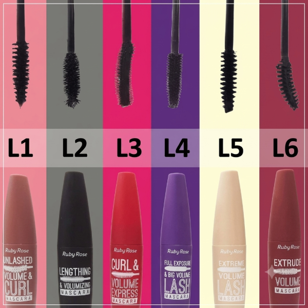 Producto - Mascara de pestañas Volumen - Ruby Rose - 0