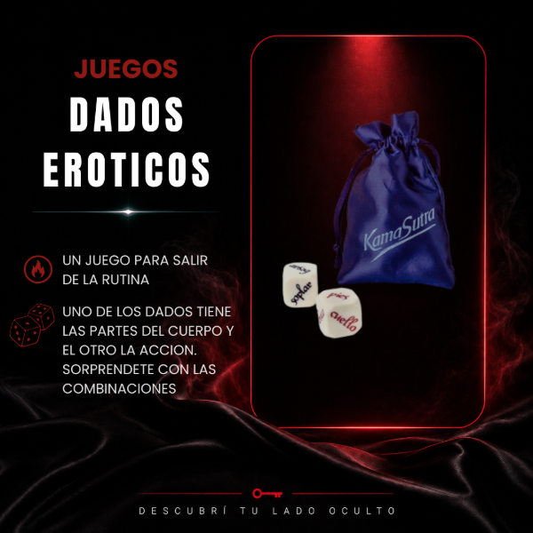 Producto - Dados eróticos (Acción/partes del cuerpo)