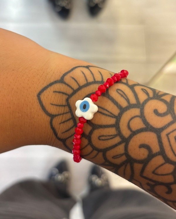 Producto - PULSERA AMULETO PROTECTION RED FLOWER