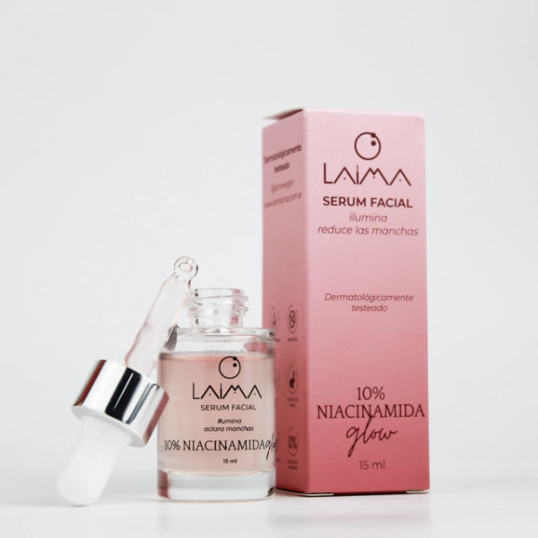 Producto - Serum Facial GLOW Niacinamida 10 Frutos Rojos Vegan Sin Gluten Laima 15ml