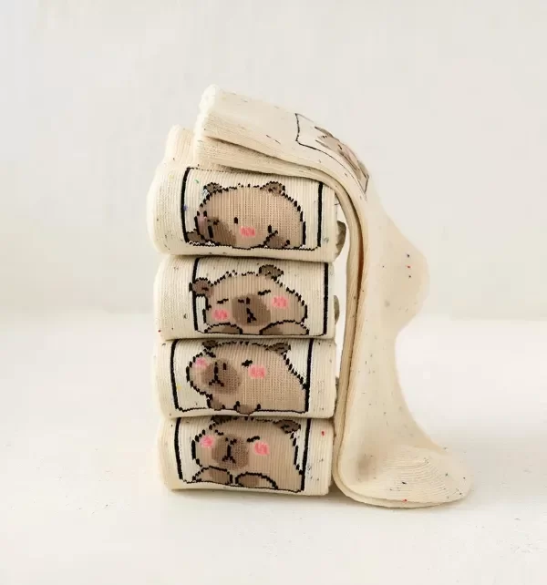 Producto - MEDIAS 3/4 CAPYBARA MANTECA