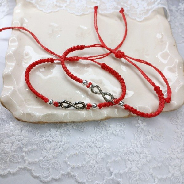 Producto - Pulsera para infinito rojo