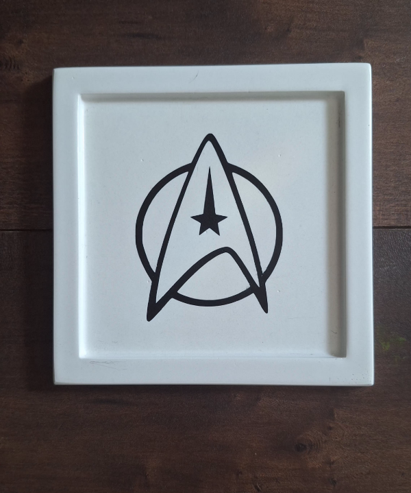 Producto - Bandeja Cuadrada Star Trek Logo Flota Estelar