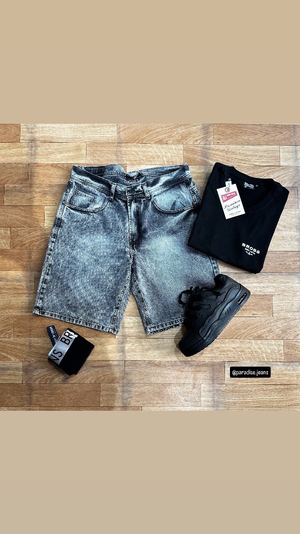 Producto - Bermuda gris nevada mom