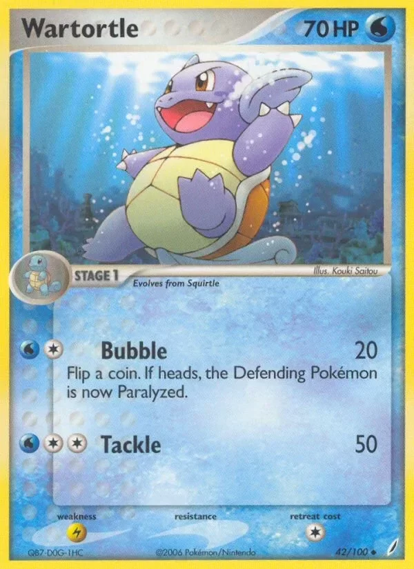 Producto - Wartortle (42/100) [EX: Crystal Guardians]
