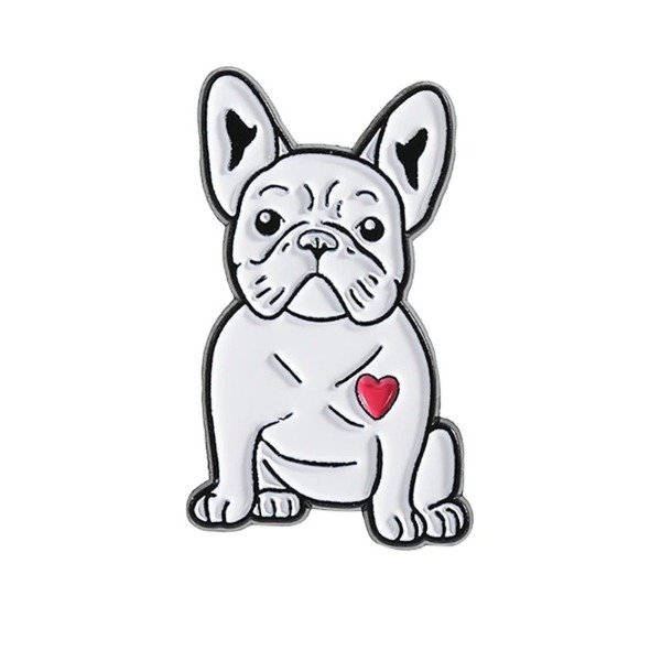Producto - Pin Perro - Bulldog Francés Love