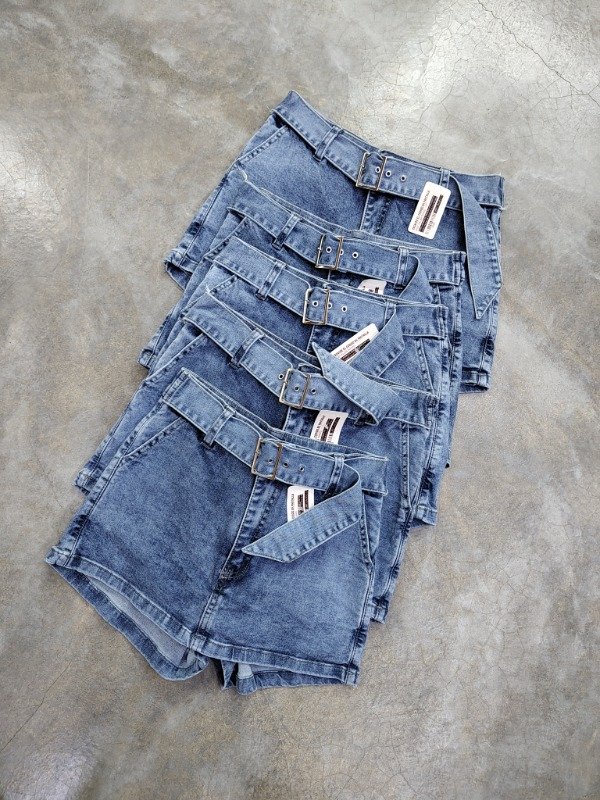 Producto - Short pollera jeans azul