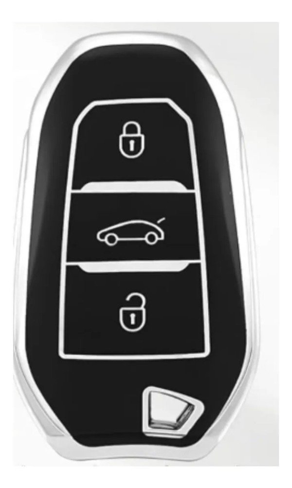 Producto - FUNDA TPU VIRA PLATEADA PEUGEOT PRESENCIA 508 608 3008 5008