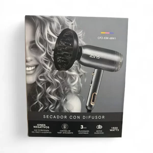 Producto - ZATYS SECADOR CON DIFUSOR 1500W