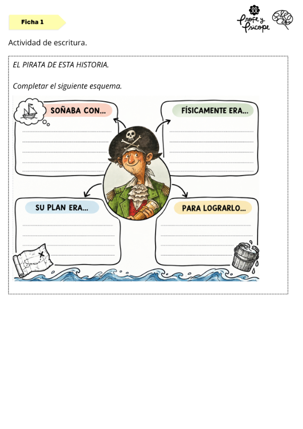Producto - CUENTOS CON PIRATAS: Recorridos diversificados de alfabetización 3 niveles - 14