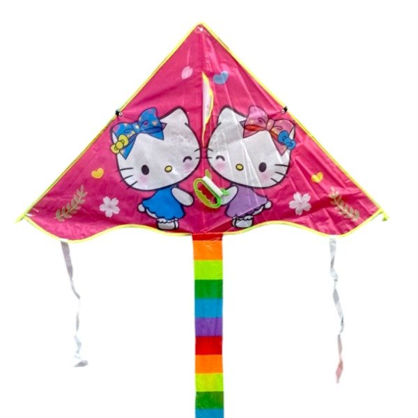 Producto - Barrilete Cometa Hello Kitty Simple Facil + Manillar Hilo