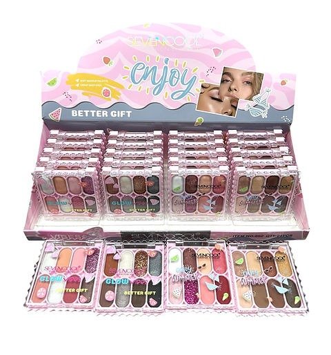 Producto - Paleta x 8 tonos Glow Vipes SEVENCOL DNB 2/26