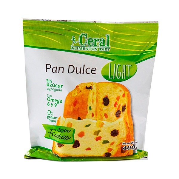 Producto - Pan dulce con frutas Ceral Diabeticos 400gr