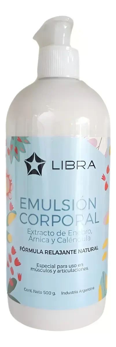 Producto - LIBRA  Emulsion Corporal Relajante Natural X 500 G