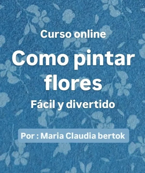 Producto - COMO PINTAR FLORES CURSO ONLINE DE 4 MESES