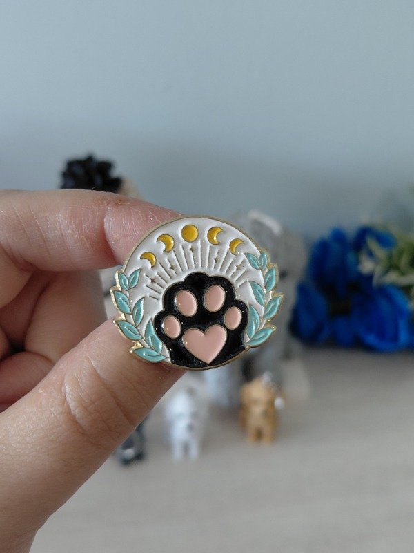 Producto - Pin metalizado - Huellita (michi/perrito) #2264