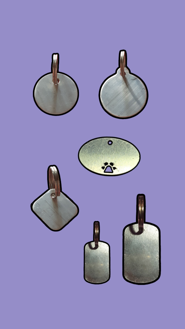 Producto - Chapitas Id Geométricas de Acero