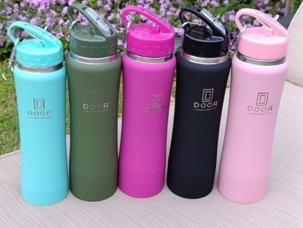 Producto - BOTELLA DEPORTIVA DOOR ACERO INOX 750 ML BAZAR