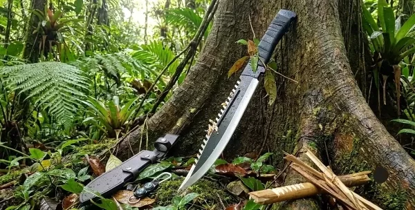 Producto - Machete Tactico Funda Supervivencia, Caza, Pesca, Camping - 0
