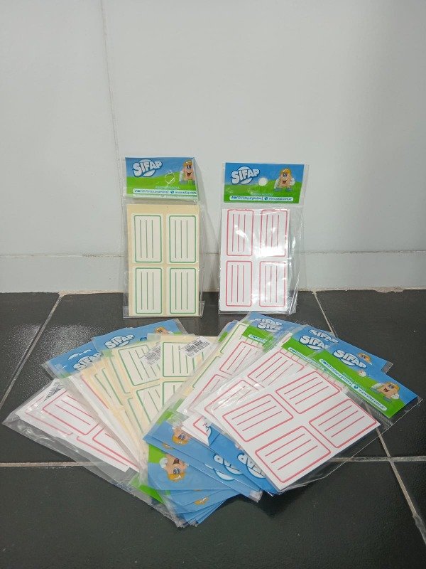 Producto - Rótulo escolar x8