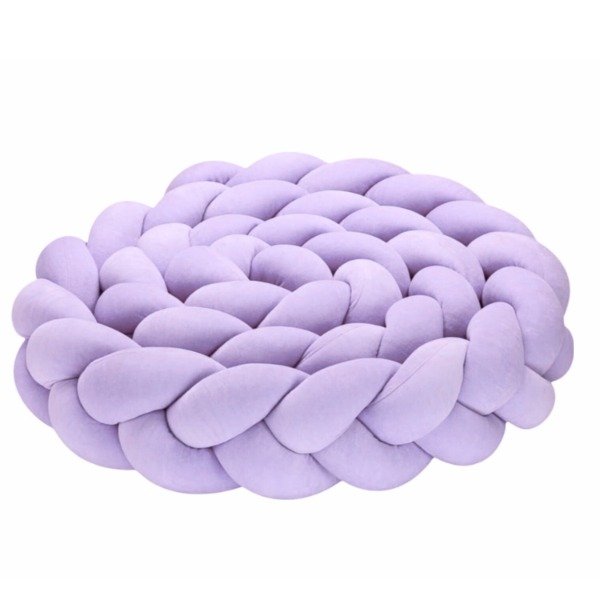 Producto - Chichonera Trenzada de Plush 3 Cabos - Lila