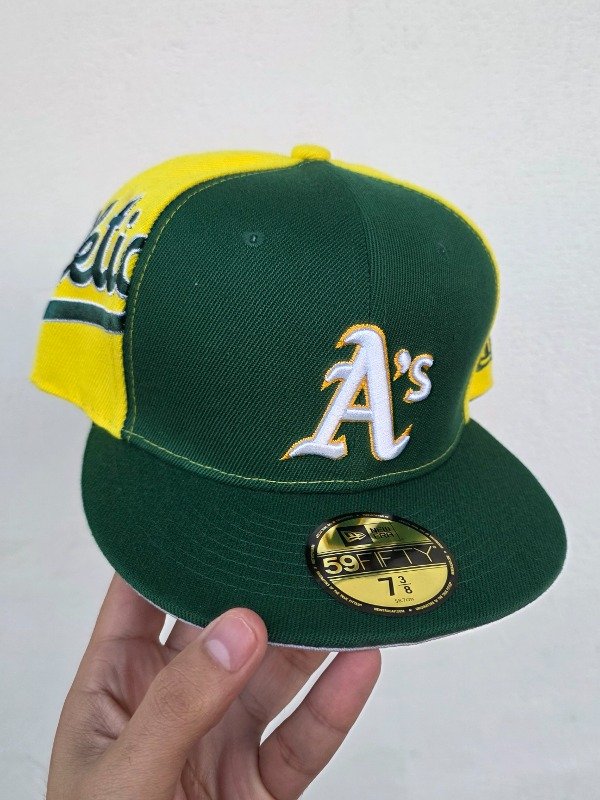 Oakland athletics gameday sideswipe new era 59fifty talla 7 3/8