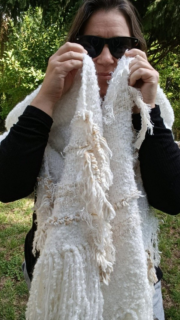 Producto - Pashmina blanca