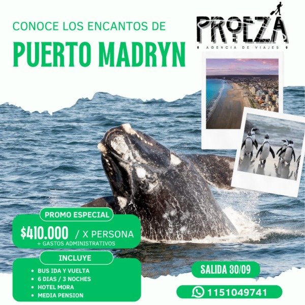Producto - Puerto Madryn en Septiembre