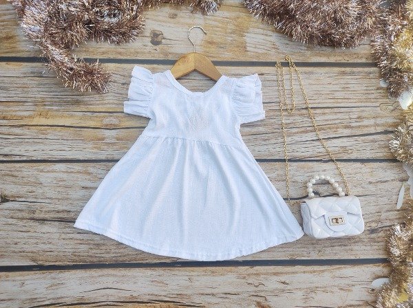 Producto - Vestido Moño Beba Blanco