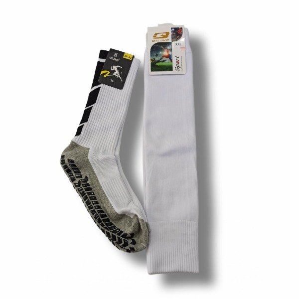 Producto - Medias Futbol Antideslizante + Polainas - 39/42 - 1