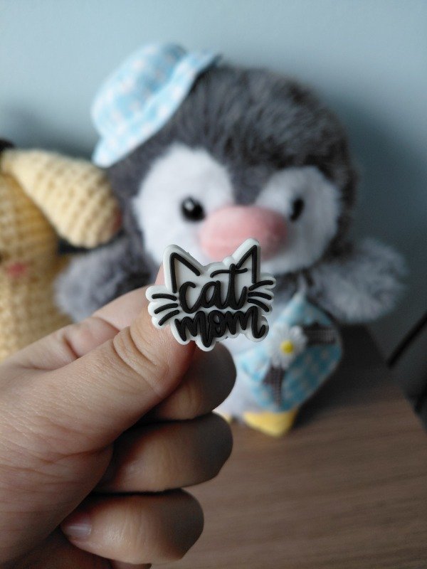 Producto - Pines para ropa - Cat mom