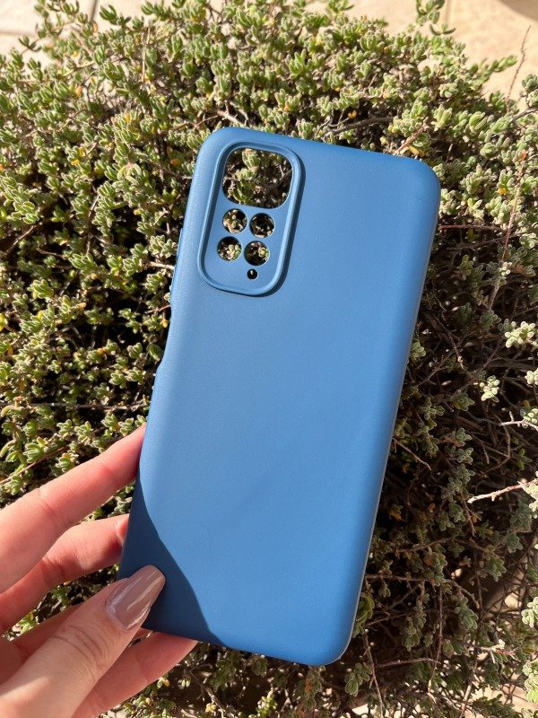 Producto - Xiaomi note 11 silicona con felpa azul