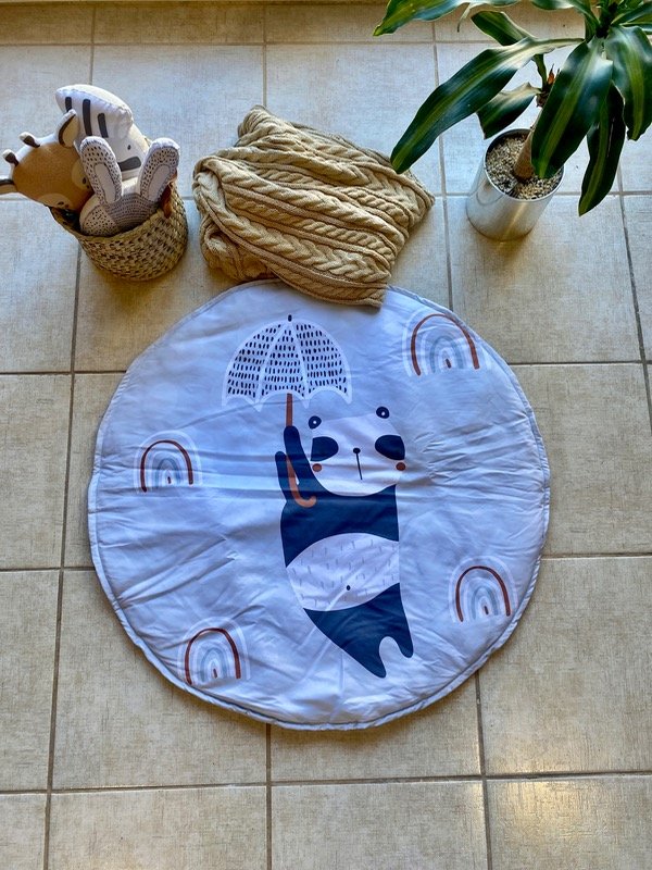 Producto - Alfombra niños redonda grande