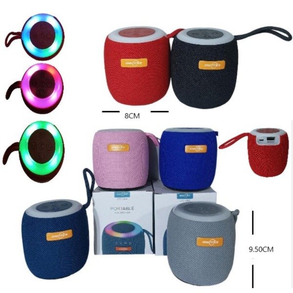 Producto - PARLANTE C/LUZ BT/FM/MP3 (imp)