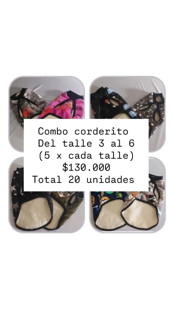 Producto - Combo polar con corderito