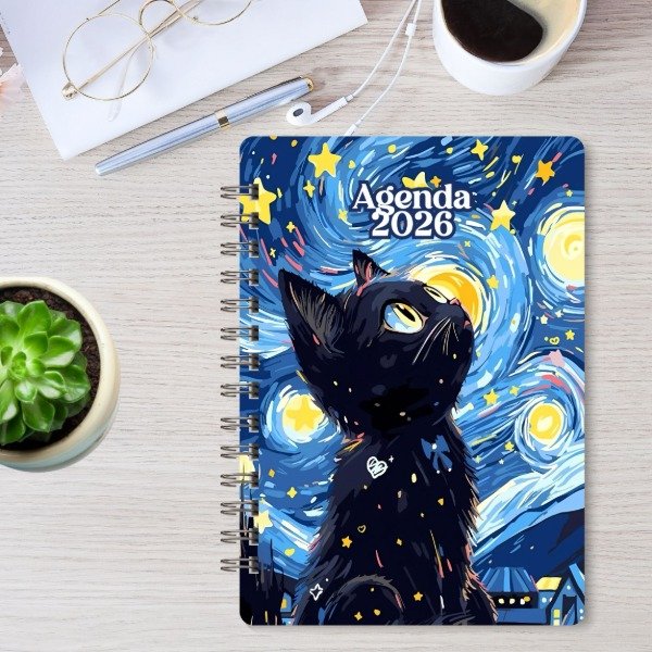 Producto - AGENDA 2026 IMPRIMIBLE PDF GATITOS