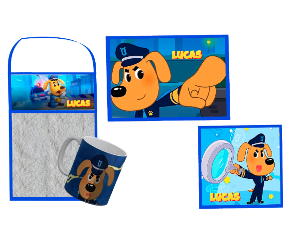 Producto - SET PARA JARDIN 4 PIEZAS SHERIFF LABRADOR #2 - 1