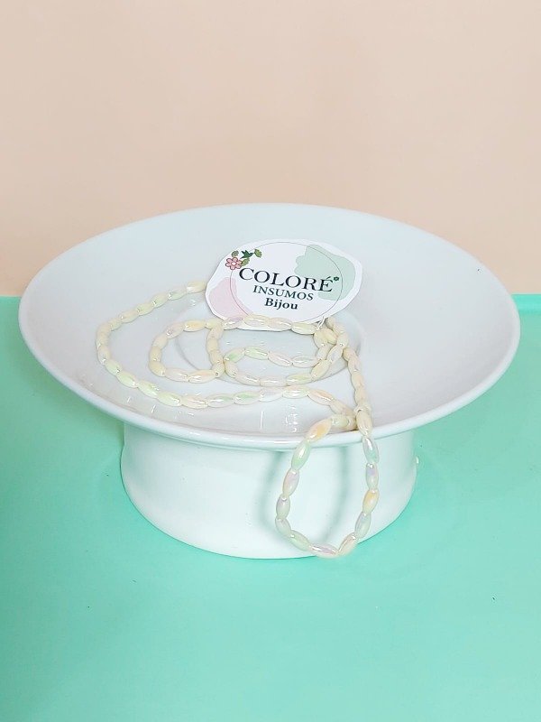 Producto - Collar Armado Cuentas Ovaladas (Precio Por unidad)
