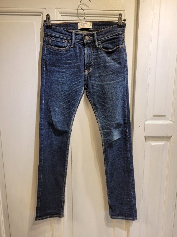 Producto - Jean ABERCROMBIE azul chupin Talle 11/12 años - PRECIO: 13X