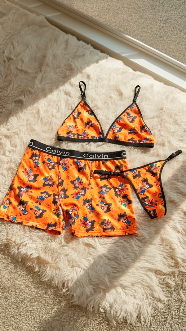 Producto - Conjunto boxer corpiño y tanga Dragon ball - 0