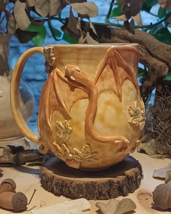 Producto - Taza Dragón otoñal