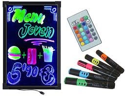 Producto - PIZARRA LED 30X40CM + 2 MARCADORES