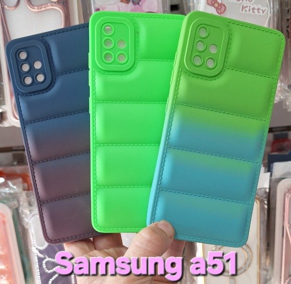 Producto - Fundas puffer degradé. Samsung a51