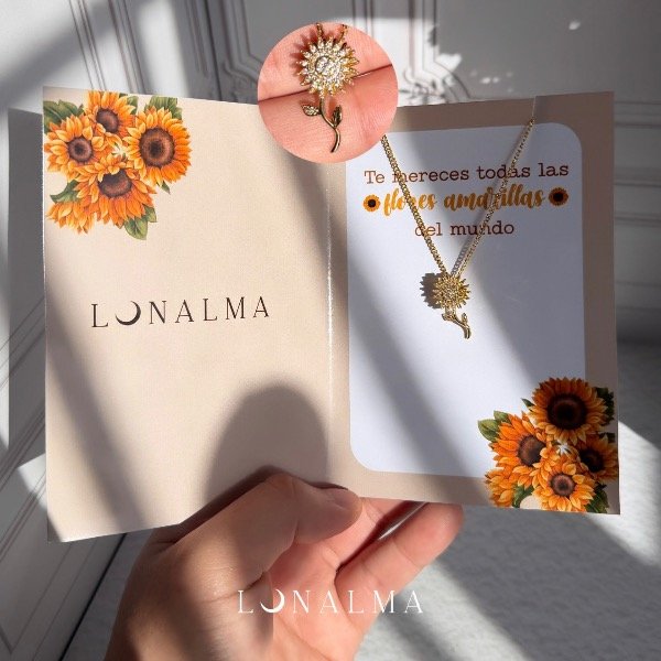 Producto - Collar: Girasol Giratorio - 0