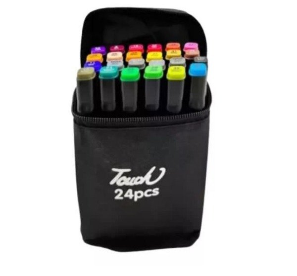 Producto - MARCADOR DOBLE PUNTA TOUCH 24PCS