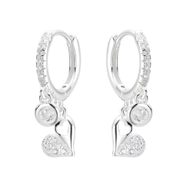 Producto - Argollas Corazón Brillo