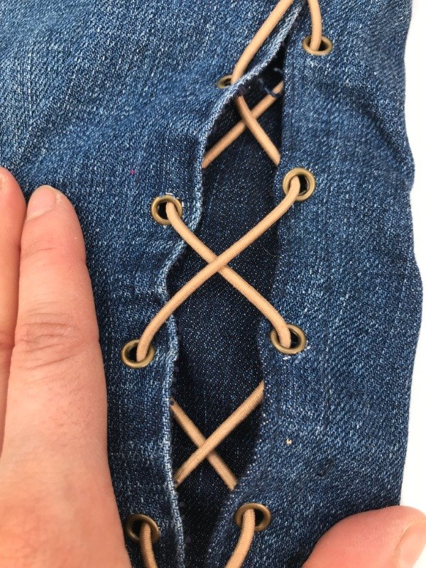 Producto - Eyelet Oxford jeans elastizado - 5