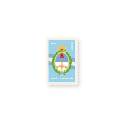Producto - Sticker ESTAMPILLA ESCUDO